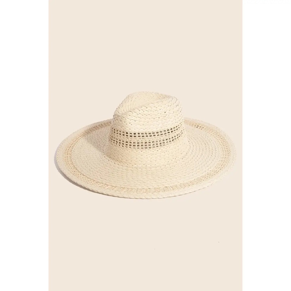 Straw Hat in Ivory